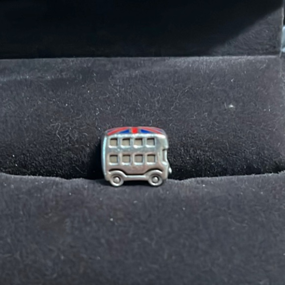 Pandora Silver British Bus Charm